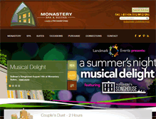 Tablet Screenshot of monasteryspa.com